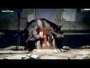 Erotic bestiality animation: woman and dog