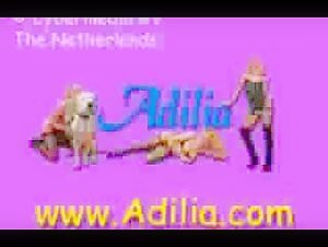 Two girls and a horse in a hardcore bestiality scene