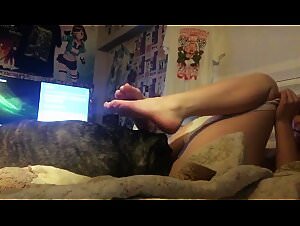 Amateur wild: girl and dog in depraved sex