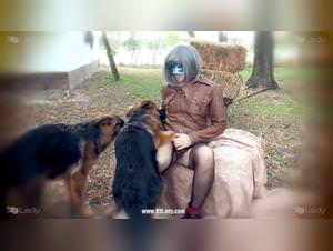 Ariel's k9 fantasies: extreme dog sex