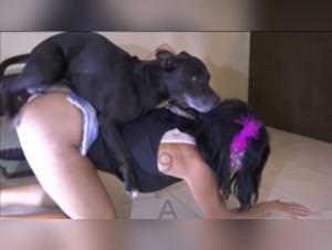 Lise - Woman Gets Fucked by Dog Part 1