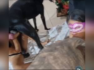 Alison & Lina Dog Sex Extreme