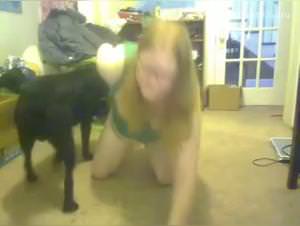 Amateur homemade dog bestiality