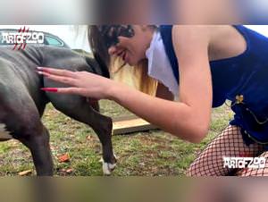 Ramona wild dog sex frenzy