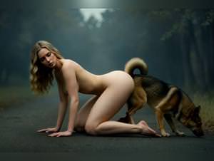 Milly's Animal Submission - Dog Sex Hardcore