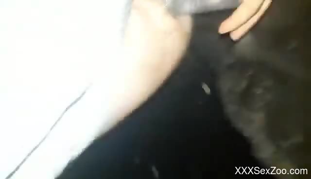 Dude's hot butthole is going to get ruined by a stallion