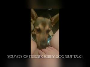 Dirty dog sex sounds slutty talk