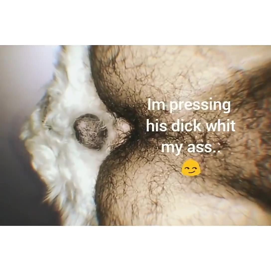 Hairy asshole dude fucked deep by a sexy creature
