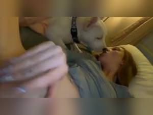 Reupload: Sl*t Fucks Dog Part 1