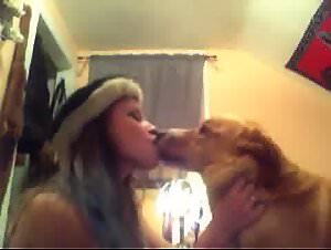 Girls fucking dogs, passionate kisses