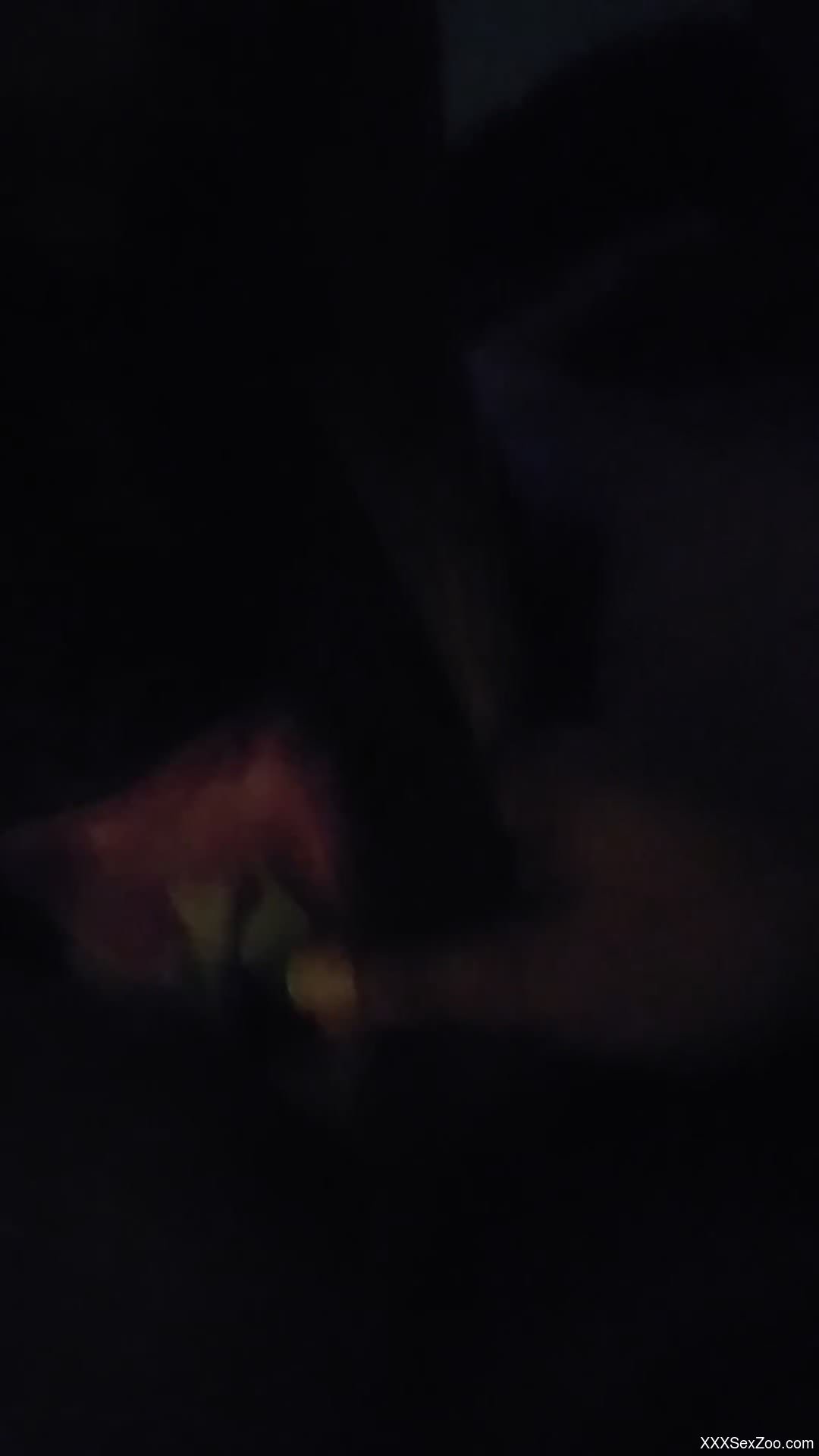 Awesome nighttime zoophile scene to make you cum