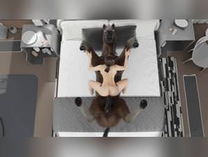 Wife cheats with horse 3d hentai, extreme bestiality