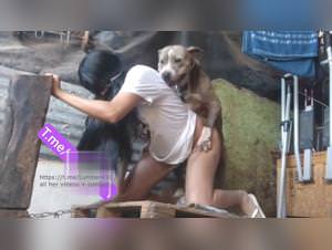 Juli teen wild sex with dog