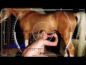 Animal fuck: whore sucks dog