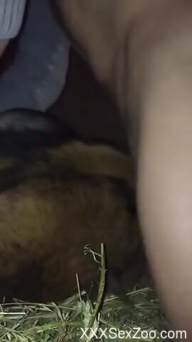 Dude fucking a twisted beast in an intense way