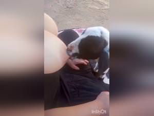 Milking Fever: Woman Sucks Goat Milk While Orgasming