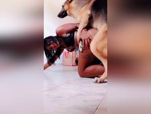 Indian Woman Fucks Dog Part 1