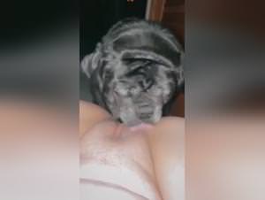 Girl devoured by doggy lust
