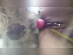 Girl in pink panties doggystyle fuck