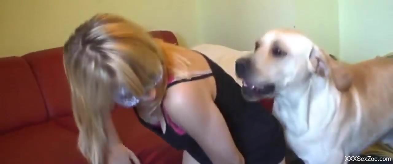 Dirty animal banging a really horny zoophile lady