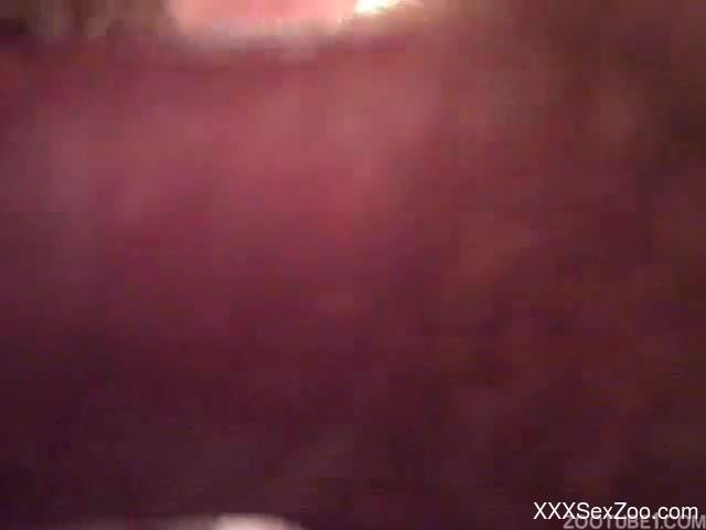 Dude violently ramming his cock deep down that hole