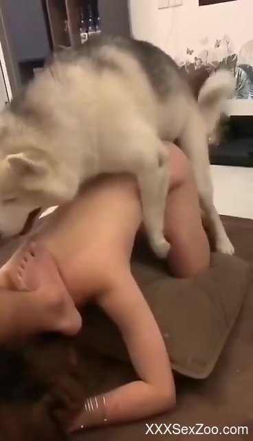 Doggy style fuck movie featuring hardcore dog loving