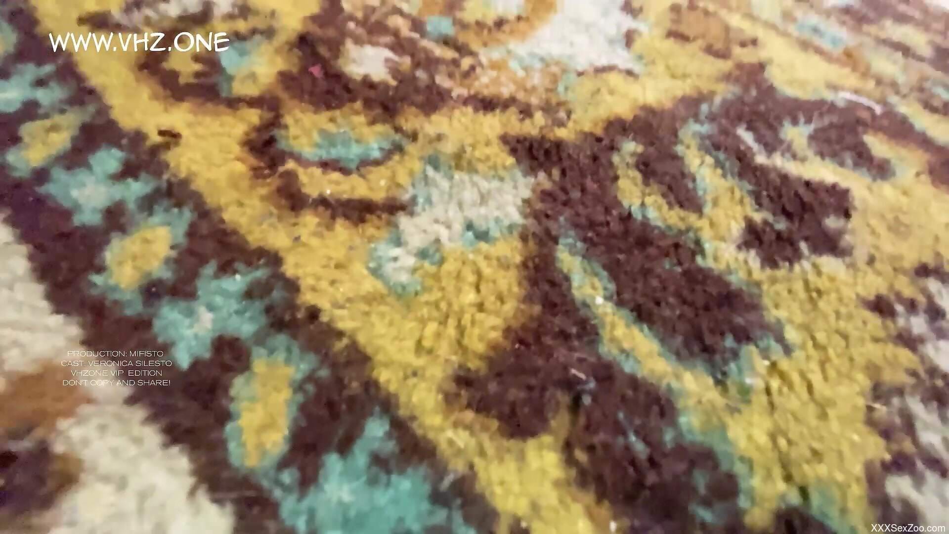 Blonde schoolgirl filmed when the dog tears her pussy apart