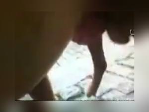 Shemale sucks big cock, dog style