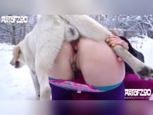 Yasmin - Winter Wonder: Taboo Dog Fuck