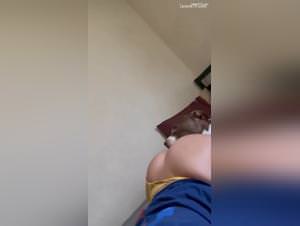 Blonde amateur doggy style delight