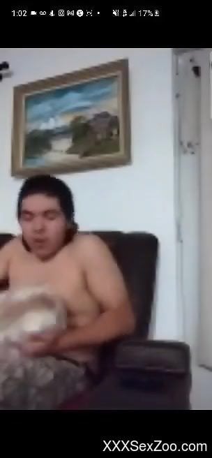 Man fucks furry dog in harsh manners until he comes