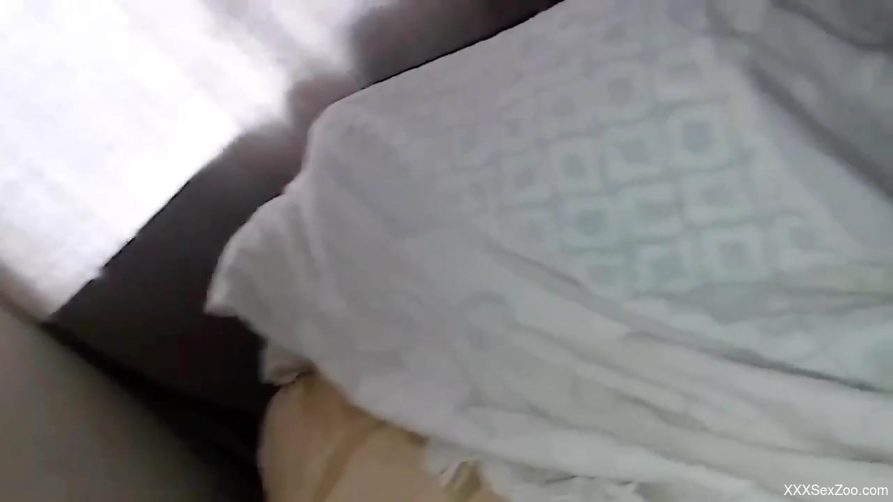 Busty wife filmed in homemade zoo perversions ready to fuck