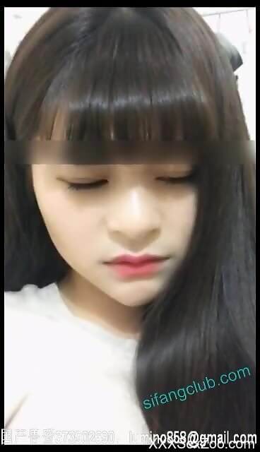 Asian brunette is eager to put the dog's dick in her mouth