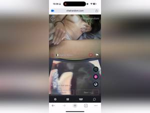 Horny girl fucks dog on webcam