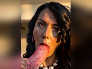 Classy Woman Dog Blowjob Extravaganza