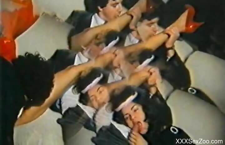 Group sex zoophilia in vintage perversions with hot women