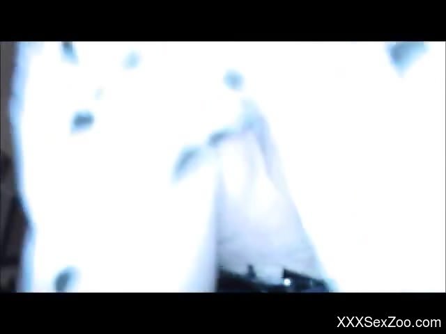 Dog is fucking an incredibly kinky zoophile dude