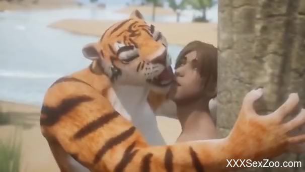Fully animated tiger porn with in merciless gay kinks