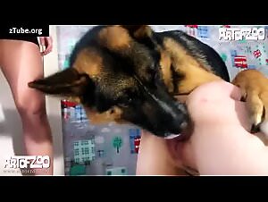 Two sexy russian girls with dog and bestialitysex