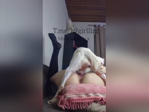 Dog fucks slut hard