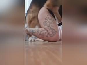 Dog girl unleashed, primal lust