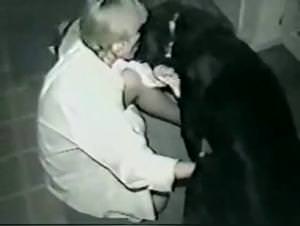 Vintage bestiality, dalmatian gets slammed hard
