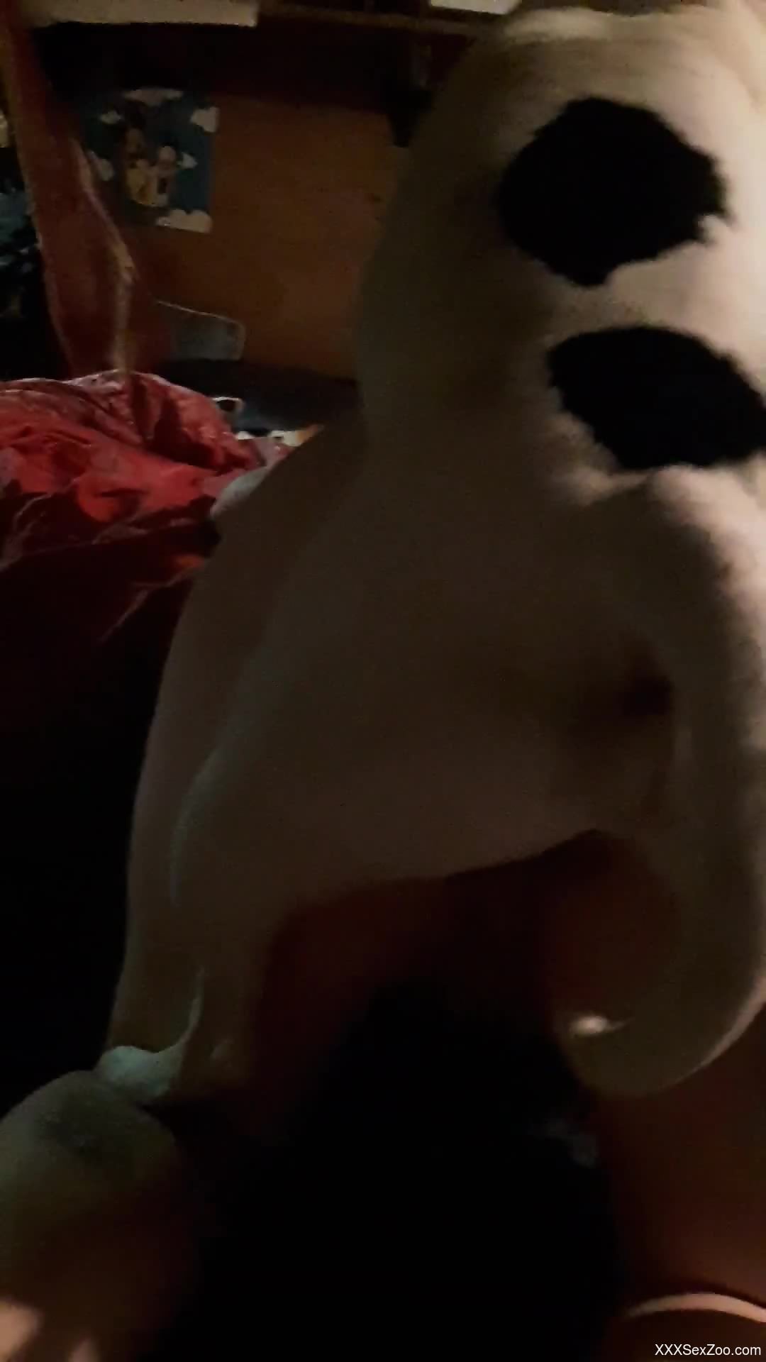 Sexy creature teasing with its gorgeous backside