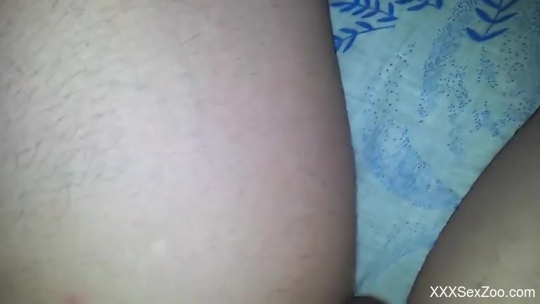 Dude shoving maggots in his wife's oozing cunt