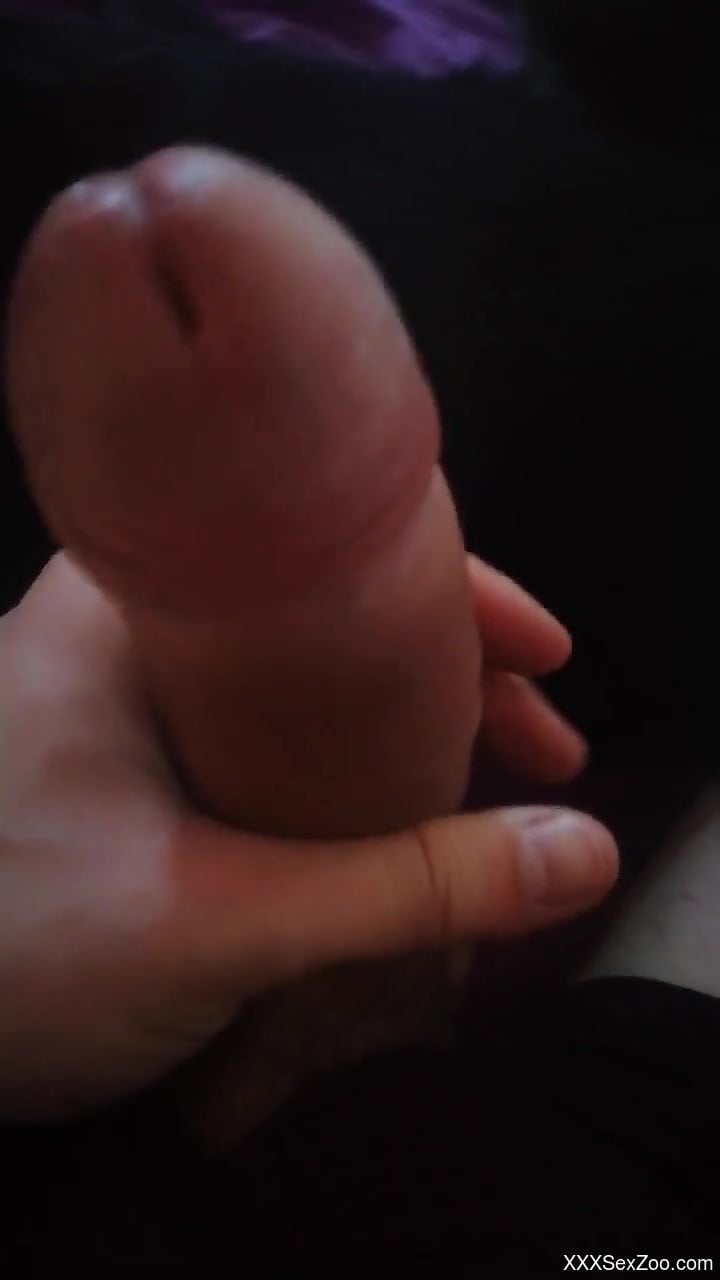 Guy's cock is going to be pleasured by a beast