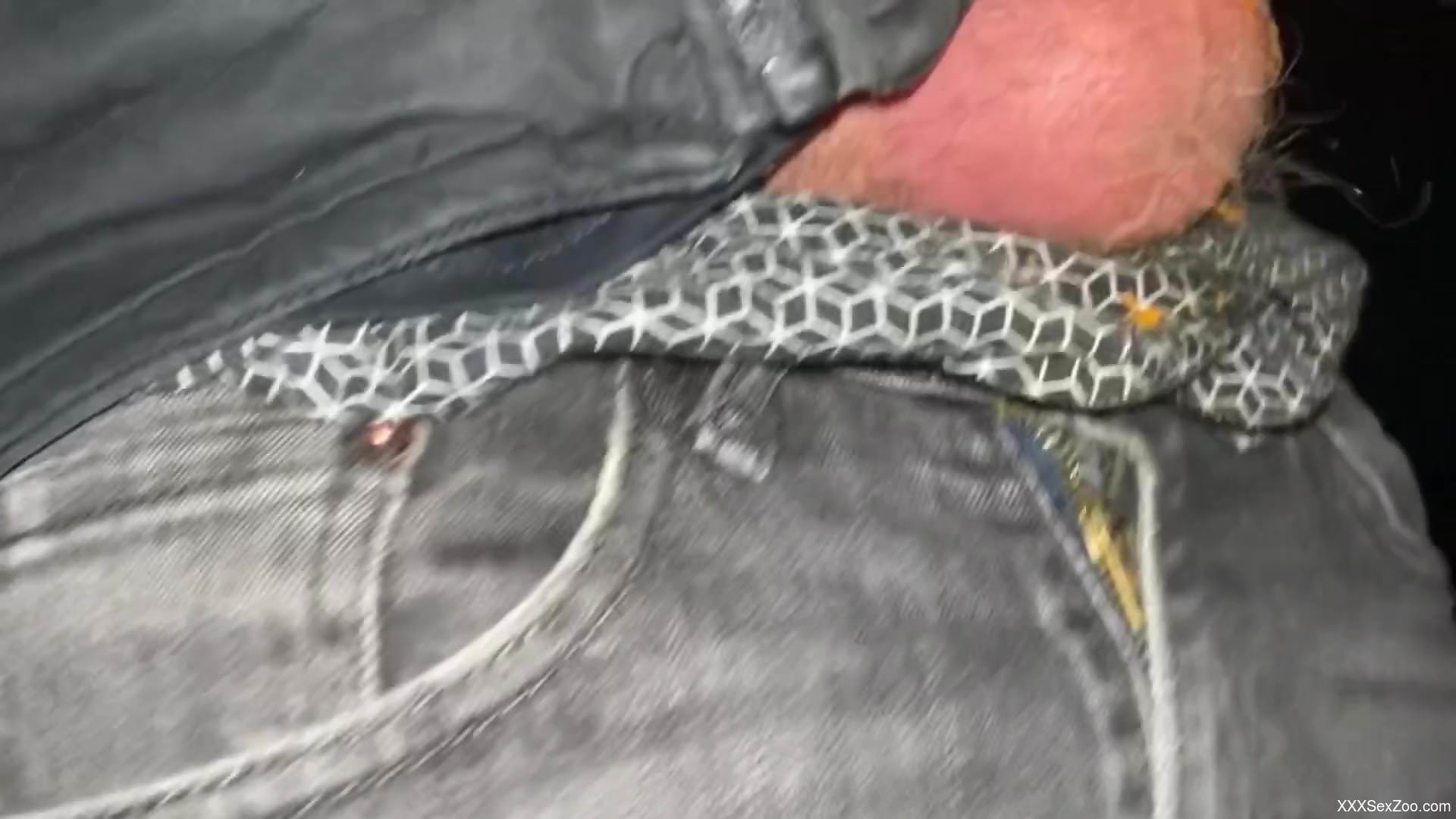 Dude with a perfect cock getting licked thoroughly by a horse